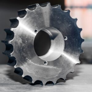 Custom-milled machine part made with CNC machine