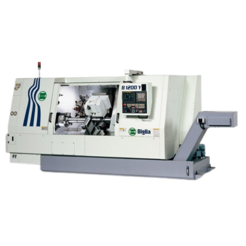 EUROTECH- BIGLIA 5-AXIS LATHE W_ BAR FEEDER