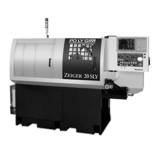 EUROTECH-POLY GIM SWISS-TURN W_ FEDEK BAR FEEDER 6-axis, up to 32mm Y-axis, 2 C-axes, and sub-spindle